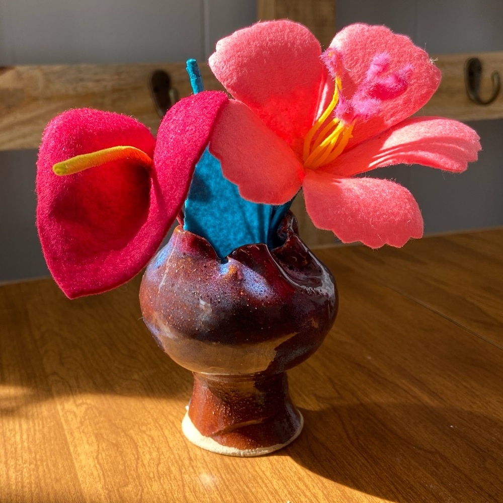 Galaxy bubble vase